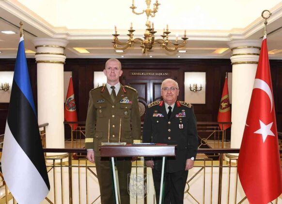 Genelkurmay Başkanı Orgeneral Güler, Estonya Cumhuriyeti Savunma Kuvvetleri Komutanı Korgeneral Herem’i ağırladı