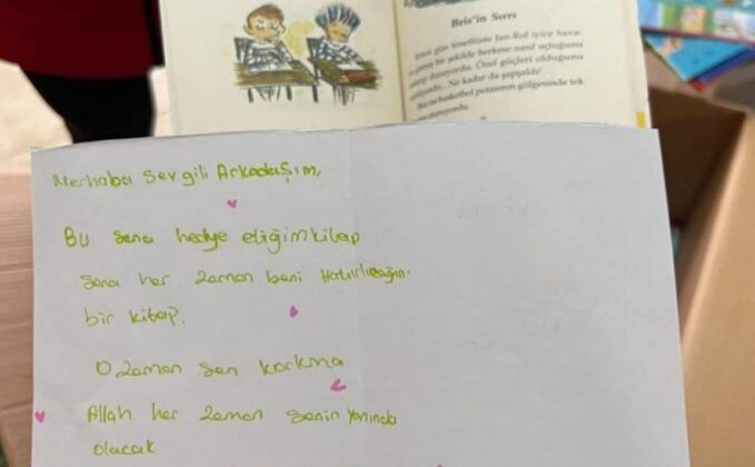 Minik bağışçının notu yürekleri ısıttı