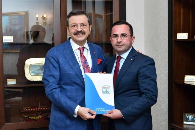 MATSO Başkanı Güngör, TOBB Başkanına hazırladığı talep listesini sundu