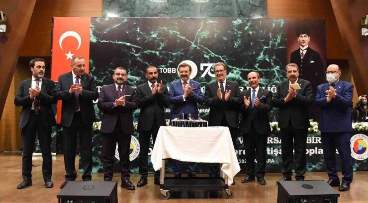 TOBB Başkanı Hisarcıklıoğlu’ndan, Başkan Sağel’e Sürpriz