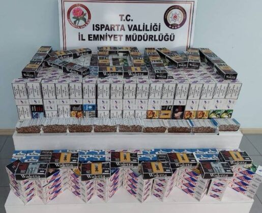 Isparta’da kaçakçılık operasyonu: 5 gözaltı