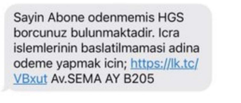 Dolandırıcıların ‘HGS’ tuzağı