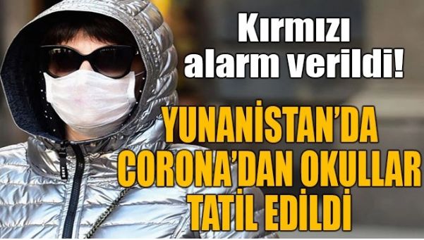 OKULLAR TATİL EDİLDİ