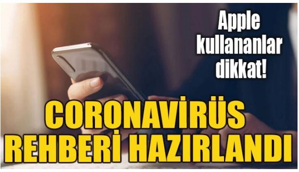 CORONAVİRÜS REHBERİ HAZIRLADI