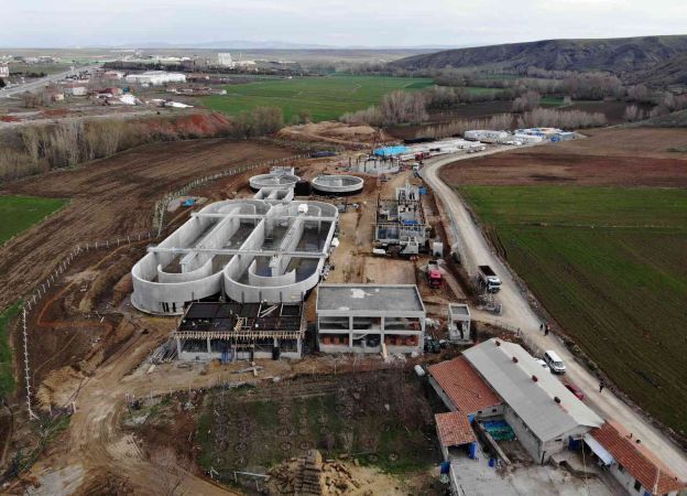 Sorgun Atık Su Arıtma Tesisi inşaatının yüzde 80’i tamamlandı