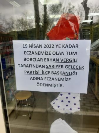 Erhan Vergili ihtiyaç sahiplerinin borcunu ödedi