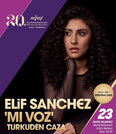 Caz solisti Elif Sanchez, 20. Mersin Uluslararası Müzik Festivalinde Mersinlilerle buluşacak