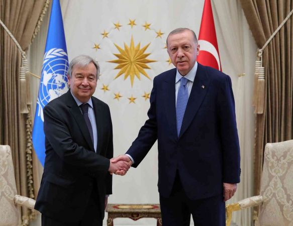 Erdoğan ve Guterres, Rusya-Ukrayna krizini değerlendirdi