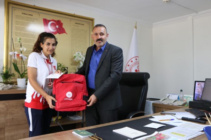 Siirt’te dereceye giren sporculara ödül