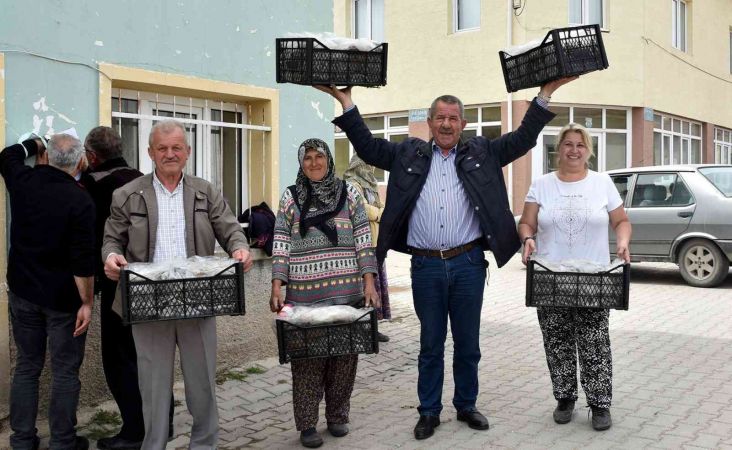 Tepebaşı’ndan 12 üreticiye 25 bin çilek fidesi desteği