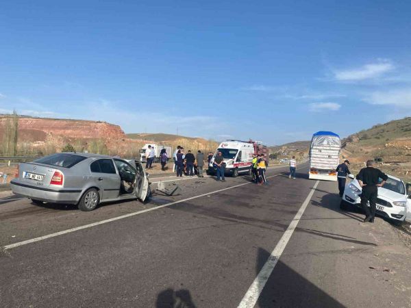 Kayseri’de trafik kazası: 6 yaralı