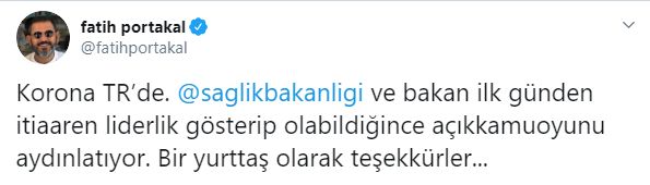 Fatih Portakal, AK Partili bakana teşekkür etti!