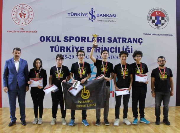 Okul Sporları Satranç Türkiye Birinciliğinde ödüller sahiplerini buldu