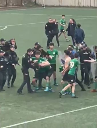 Yeşil saha ringe döndü