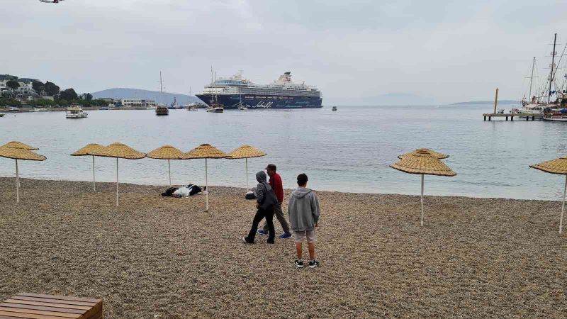 Bodrum’da sahiller boş kaldı