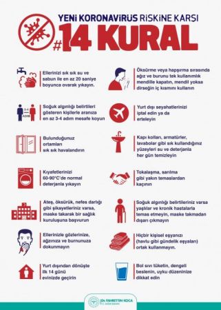 Virüse karşı 14 kural