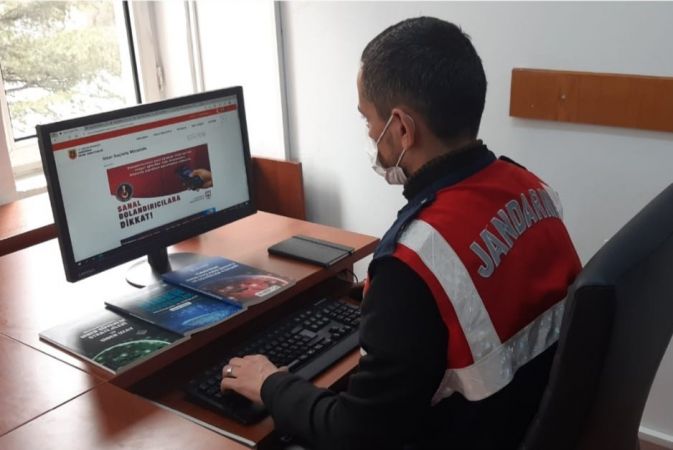 Jandarma 65 yasadışı siteyi tespit ederek kapattı