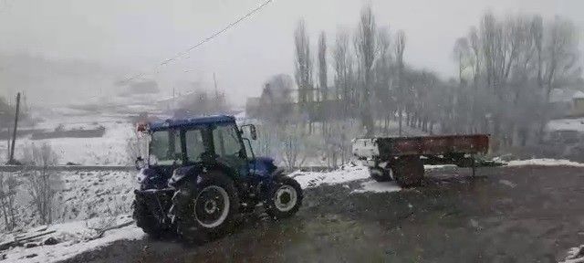 Sivas’ta Mayıs ayında kar sürprizi