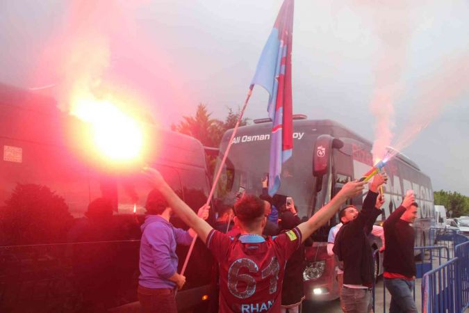 Trabzonspor, Hatay’da coşku ile karşılandı
