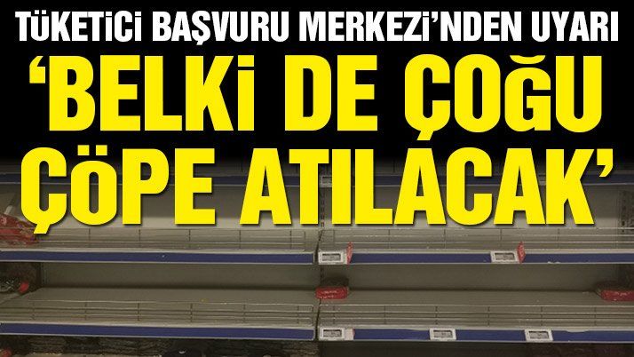 Marketlerde yoğunluk… Çoğu israf olacak