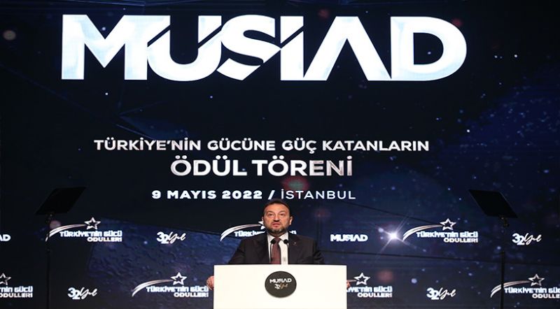 MÜSİAD 32. KURULUŞ YILDÖNÜMÜNDE ‘TÜRKİYE’NİN GÜCÜ ÖDÜLLERİ’  SAHİPLERİNİ BULDU