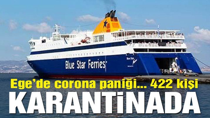 Dev gemi karantinaya alındı