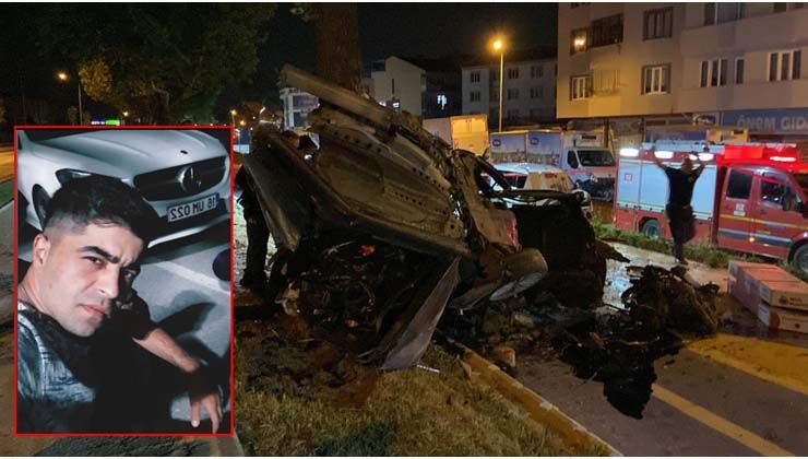 Astsubay Emre Ekinci parçalanan araçta hayatını kaybetti