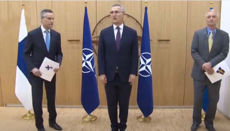 Finlandiya ve Norveç canlı yayında NATO’ya başvurdu