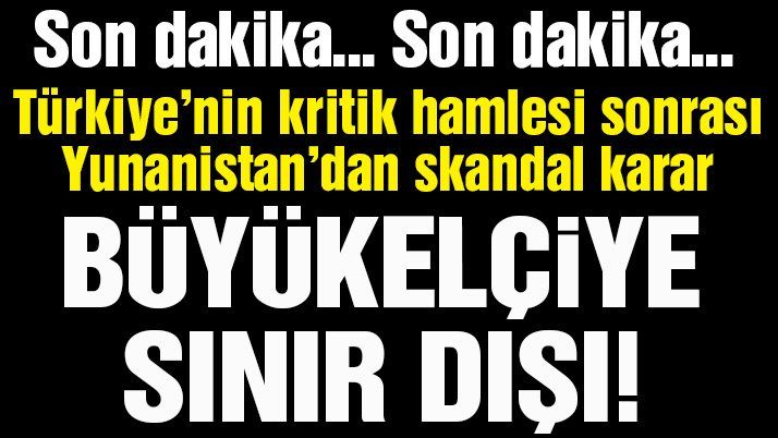 Yunanistandan Skandal Karar