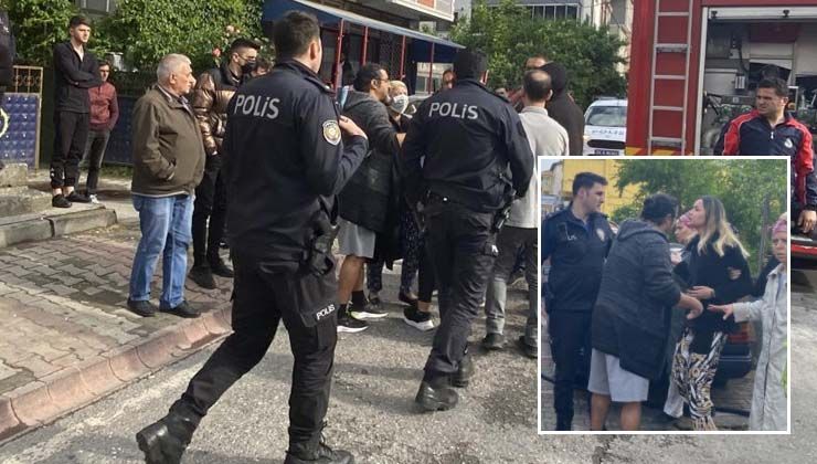 Ev sahibi ile kiracılar yangın yüzünden birbirine girdi