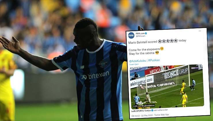 Balotelli’nin 5 gollük performansı dünya gündeminde