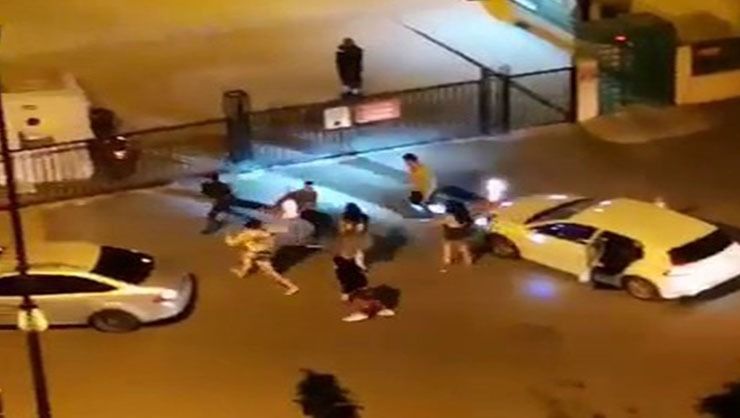 Kimlik soran polislere park dubasıyla saldırdılar