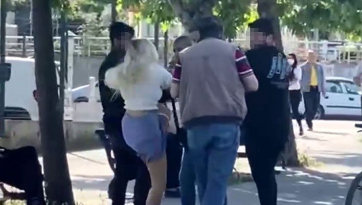 Genç kadından meydan dayağı: Gizlice fotoğrafını çeken şahsa önce tükürdü sonra dövdü
