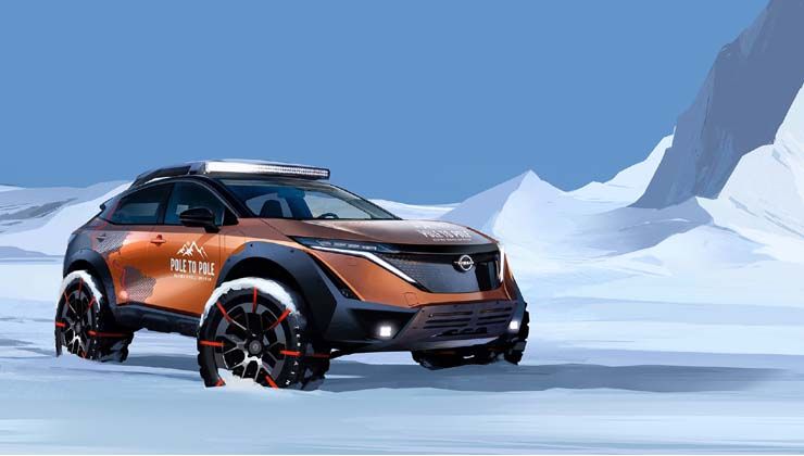 Tamamen elektrikli Nissan Ariya, Kuzey Kutbu’ndan Güney Kutbu’na gidecek