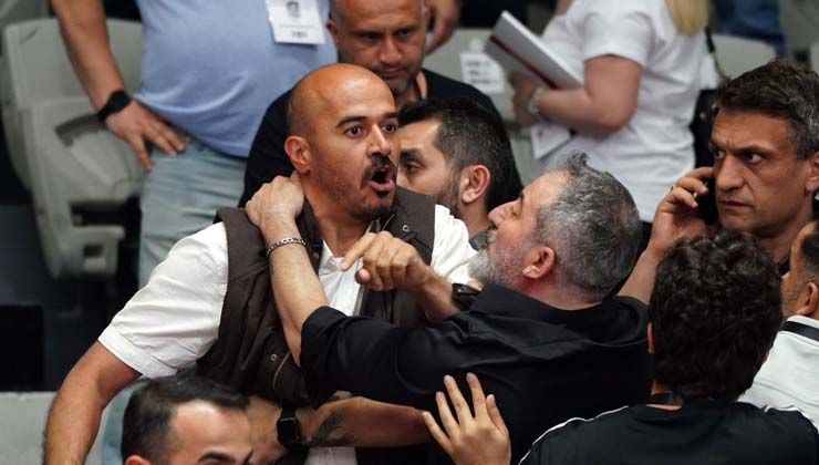 Beşiktaş kongresinde kavga