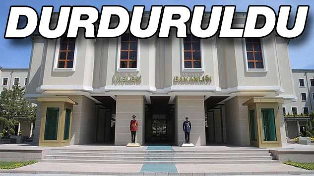 Bakanlık son dakika açıklamasını yaptı: Durduruldu