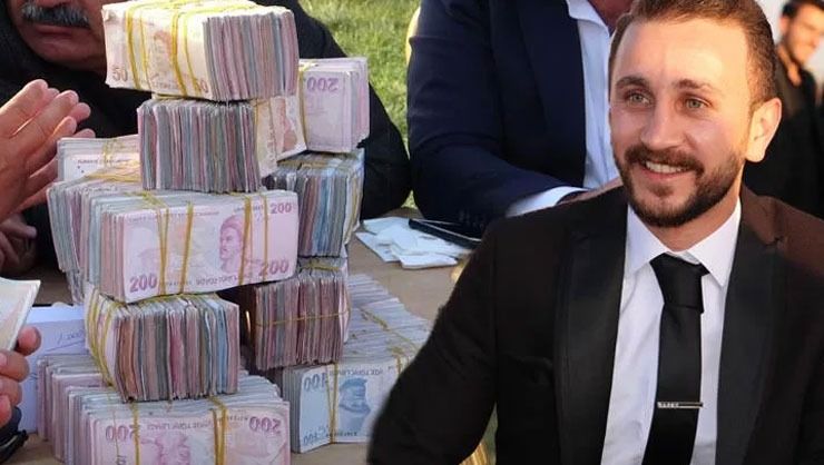 Aşiret düğününde damada 4,1 milyon TL, geline ise kilolarca altın takıldı