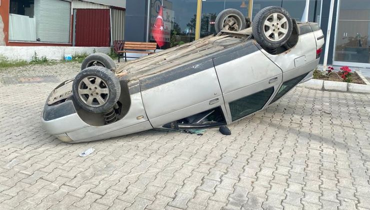 Ordu’da feci olay: Kepçe operatörü, içerisinde sürücü olan otomobile vurdu