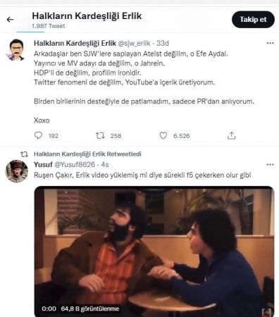 Üç gündür ortalıkta gözükmeyen Erlik ortaya çıktı