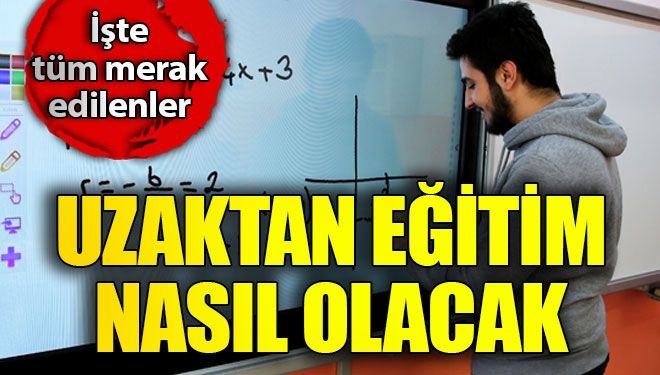 15 soruda uzaktan eğitim