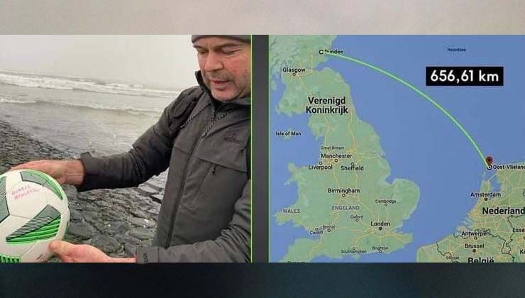 İskoçya’da şut çekti Hollanda sahiline gitti