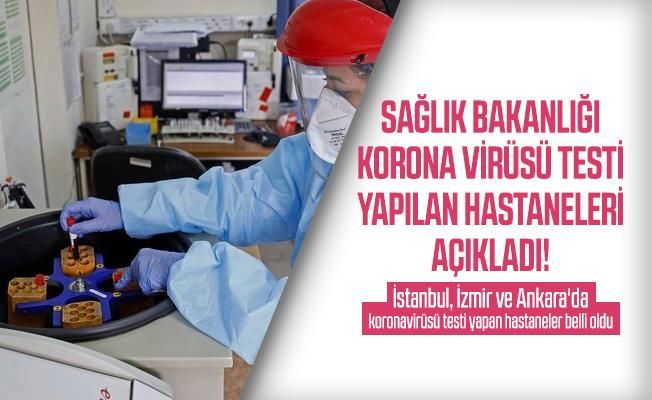 Sağlık Bakanlığı liste yayınladı