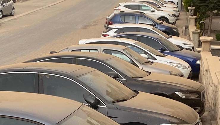 Nevşehir’e gece toz yağdı sabah sokağa çıkan vatandaş şaşırdı