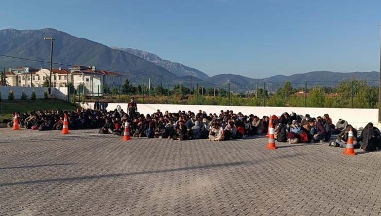 Fethiye’de 240 düzensiz göçmen yakalandı