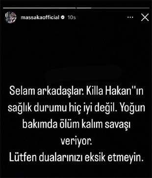 Yoğun bakıma alınan ünlü rapçi Killa Hakan kimdir hastalığı nedir? Yoğun bakıma alınan ünlü rapçi Killa Hakan kimdir hastalığı nedir?