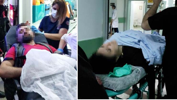Samsun’da pompalı tüfekle saldırıya uğrayan karı-koca hastanelik oldu