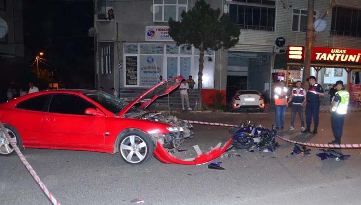 Tekirdağ’da motosikletle çarpışan otomobilin sürücüsü kaçtı