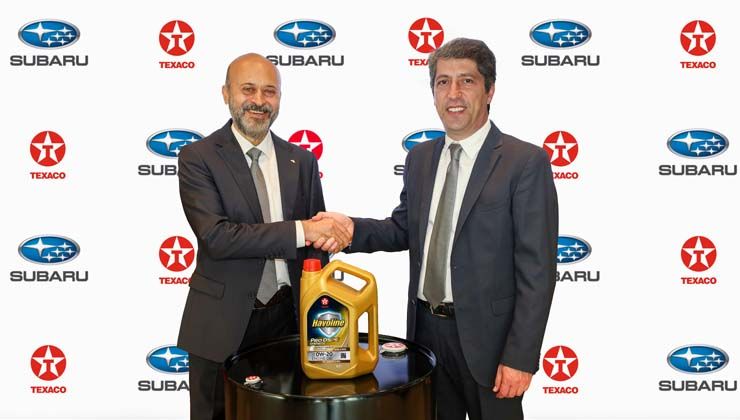 Subaru Türkiye, Texaco madeni yağları tercih etti