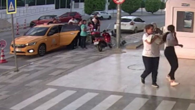 Hem panik, hem mutluluk… Bindiği takside doğum yaptı