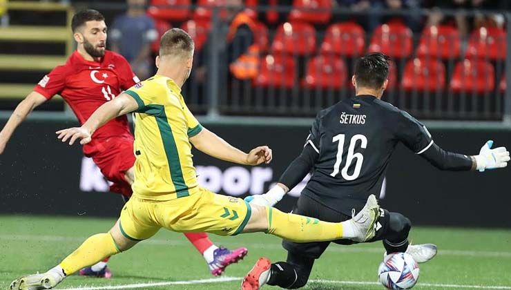 Millilerimiz Litvanya’da gol oldu yağdı